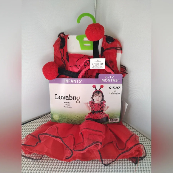 Lovebug Ladybug Infant Costume Size 6-12 months NWT - Picture 3 of 3
